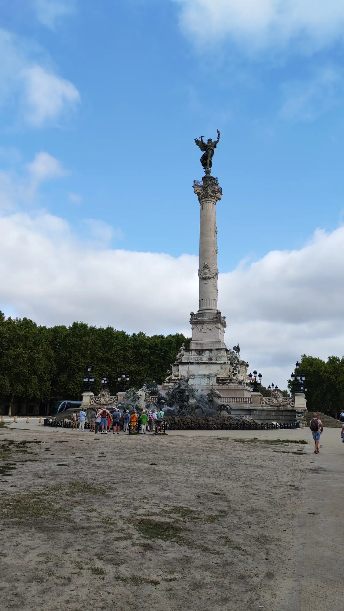 Monument aux Girondins in Place des Quinconces a Bordeaux