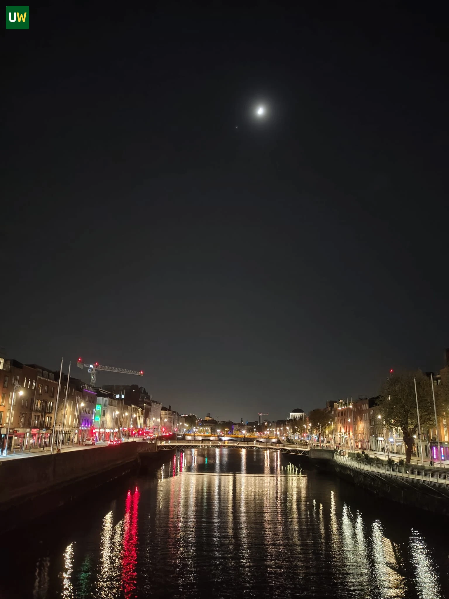 Il Liffey di notte