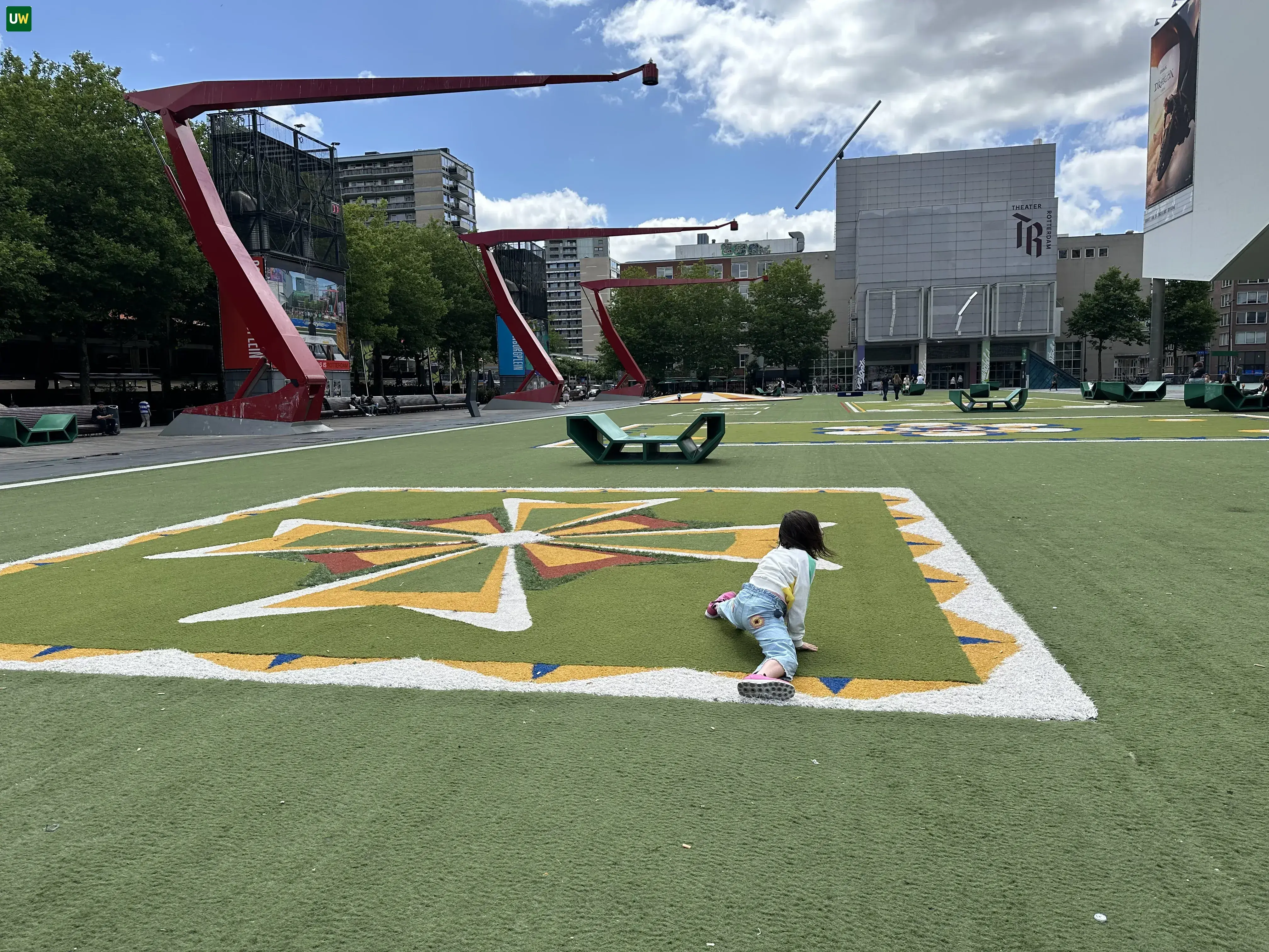  Schouwburgplein piazza pedonale Rotterdam