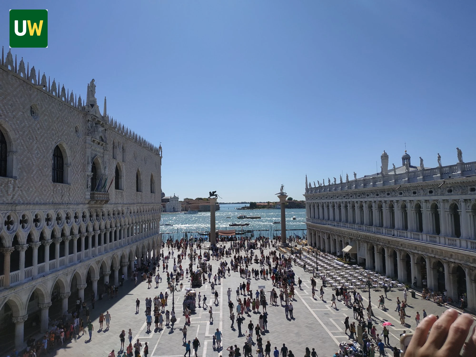 Piazzetta San Marco vista dalla Basilica